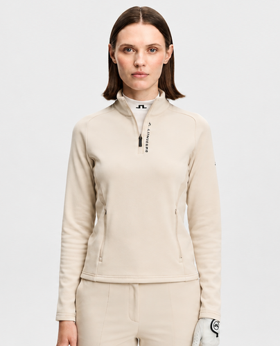 J.Lindeberg Selena Full Zip Mid Layer Moonbeam