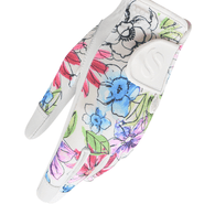Gant de golf SURPRIZE SHOP en cuir Cabretta extensible confortable pour femme - Esquisse botanique - L / Croquis botanique