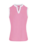 SWING OUT SISTER Louise Elite Sleeveless Polo Super Pink