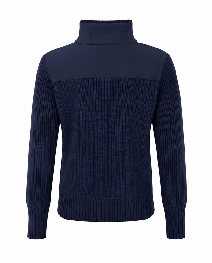 SWING OUT SISTER Matilda Lined Knit Sweater Navy