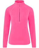 SWING OUT SISTER Bonny Fleece 1/4 Zip Neon Pink