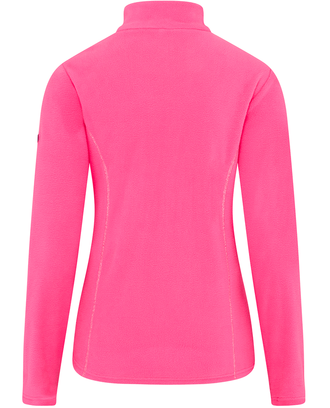 SWING OUT SISTER Bonny Fleece 1/4 Zip Neon Pink