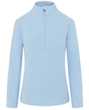 SIZE XS - SWING OUT SISTER Bonny Fleece 1/4 Zip Chambray Blue