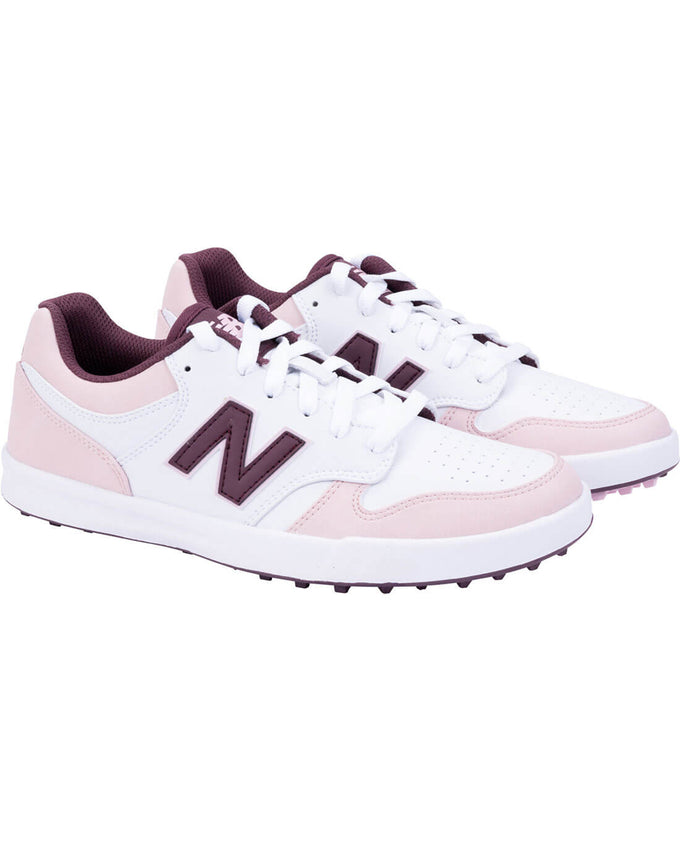 NEW BALANCE Womens 480 Golf Shoe Spikeless White Pink