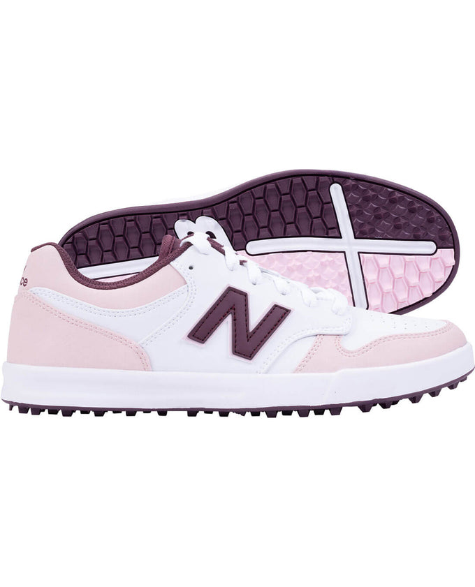 NEW BALANCE Womens 480 Golf Shoe Spikeless White Pink