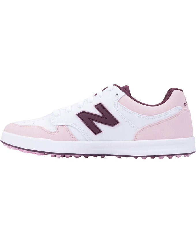 NEW BALANCE Womens 480 Golf Shoe Spikeless White Pink