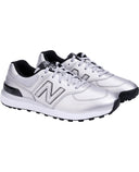 NEW BALANCE Womens 574 Greens V2 Waterproof Golf Shoe Special Edition Silver