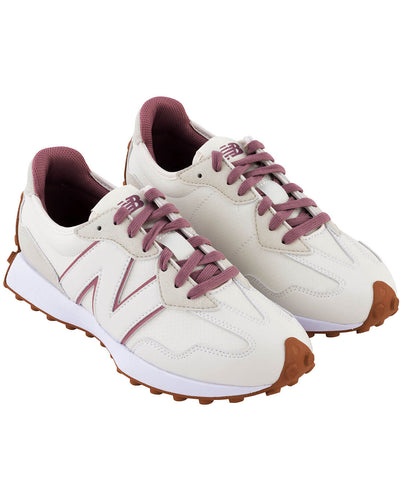 NEW BALANCE Womens 327 Waterproof Golf Shoe - Spikeless Brown/Pink