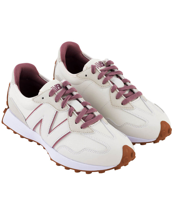 NEW BALANCE Womens 327 Waterproof Golf Shoe - Spikeless Brown/Pink