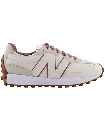NEW BALANCE Womens 327 Waterproof Golf Shoe - Spikeless Brown/Pink