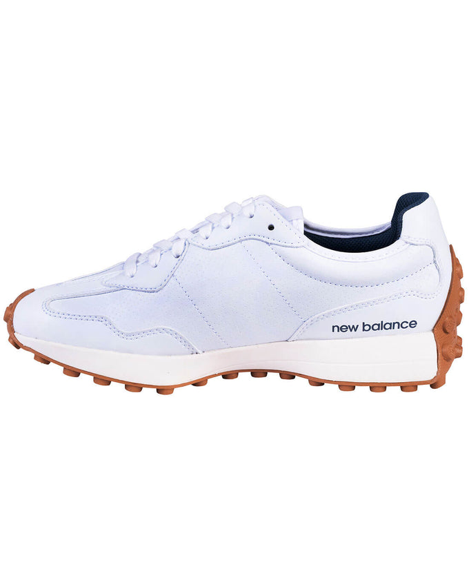 NEW BALANCE Womens 327 Waterproof Golf Shoe - Spikeless White/Tan