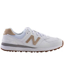 NEW BALANCE Womens 574 Greens V2 Waterproof Golf Shoe White
