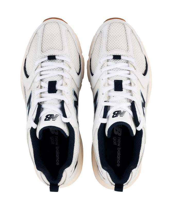 NEW BALANCE Womens 530 Spikeless Waterproof Golf Shoe White/Navy
