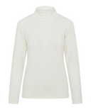 SWING OUT SISTER Natasha Ribbed Roll Neck Optic White