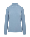 SWING OUT SISTER Natasha Ribbed Roll Neck Blue Aura