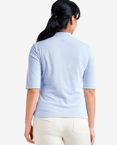 NIVO Noa II Elbow Sleeve Polo 103 Gentle Blue