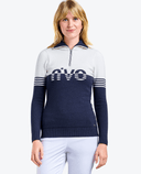 NIVO Gretta Half Zip Sweater 222 Navy