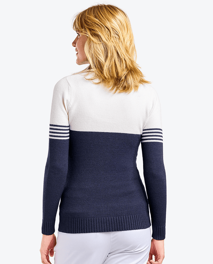 NIVO Gretta Half Zip Sweater 222 Navy