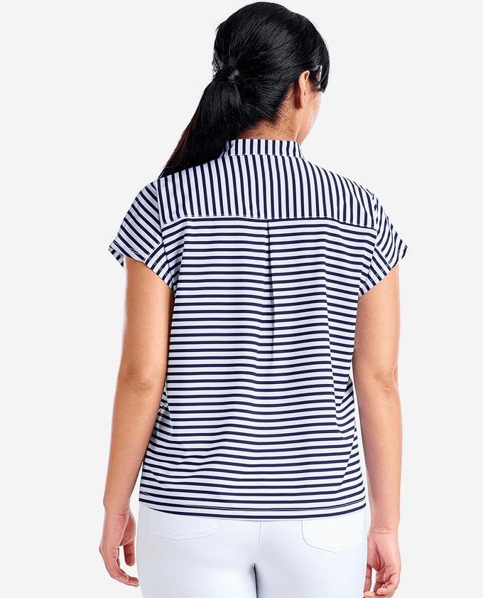 NIVO Veronica Loose Fit Shirt Polo 112 Navy