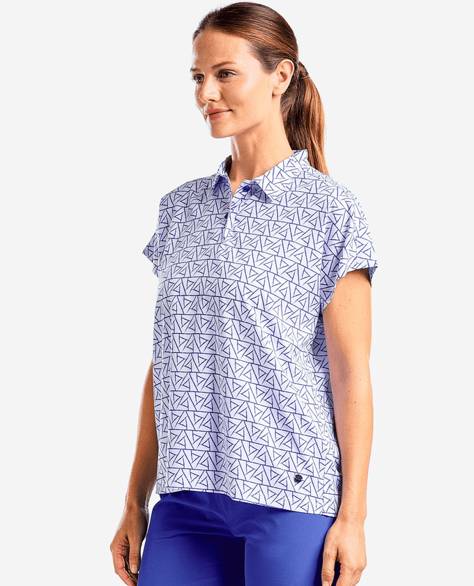 NIVO Veronica Loose Fit Shirt Polo 112 Cobalt