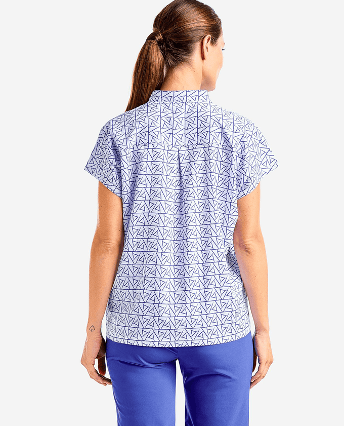 NIVO Veronica Loose Fit Shirt Polo 112 Cobalt