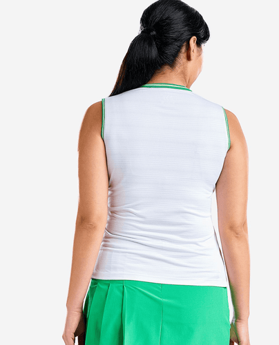 NIVO UV Vivian Sleeveless Polo 117 White