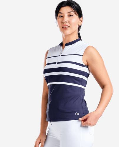 NIVO UV Linnea LivCool Polo 160 White/Navy