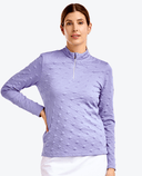 NIVO Dyna Mock Neck Top 195 Pansy Garden