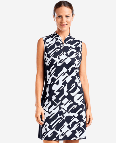 NIVO UV Leanna LivCool Dress 670 Black/White