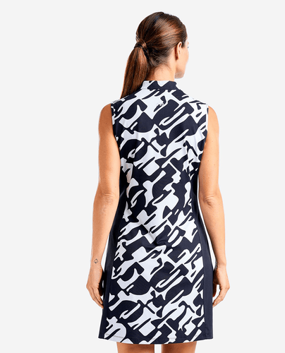 NIVO UV Leanna LivCool Dress 670 Black/White