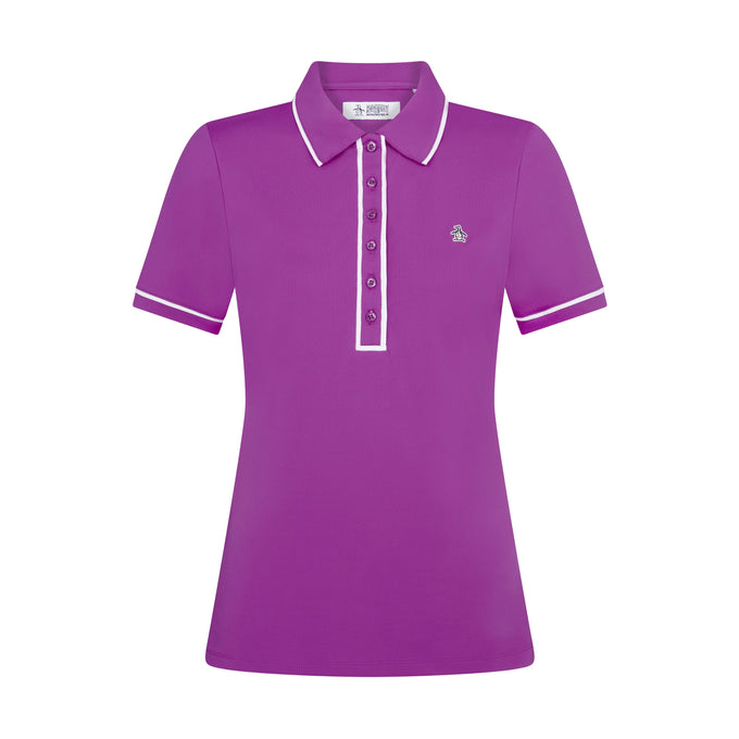 ORIGINAL PENGUIN Veronica Polo OGKSE048 Purple Cactus