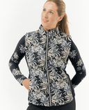 PURE GOLF Annona Patterned Gilet 406 Champagne Orchid