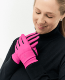 PURE GOLF Alpine Winter Gloves (Pair) Pink Topaz