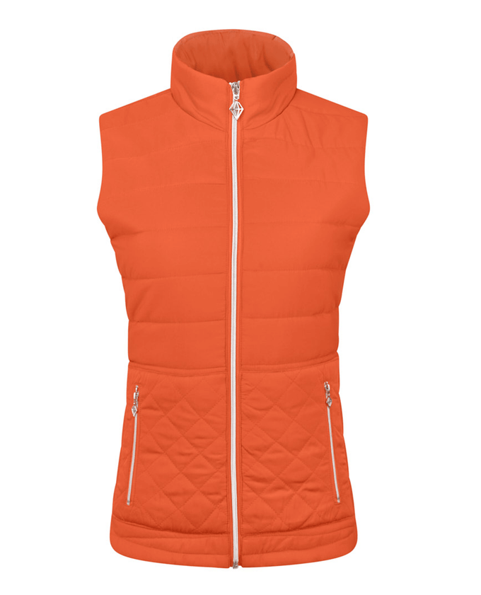 PURE GOLF Annona Gilet à Motifs 406 Champagne Orchidée