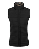 PURE GOLF Eve Reversible Vest 406 Wild Truffle