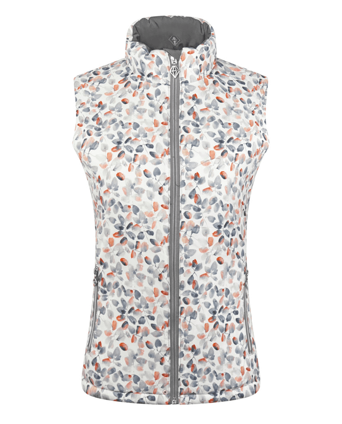 PURE GOLF Annona Gilet à Motifs 406 Champagne Orchidée