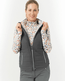 PURE GOLF Annona Gilet à Motifs 406 Champagne Orchidée