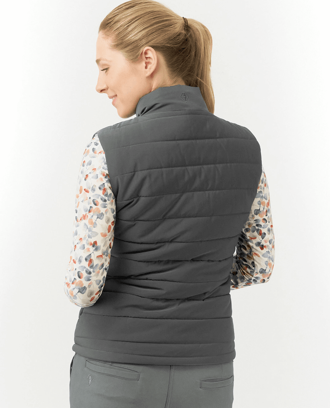 PURE GOLF Annona Gilet à Motifs 406 Champagne Orchidée