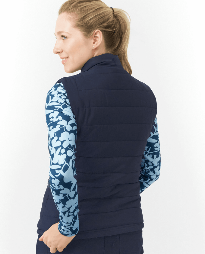 PURE GOLF Annona Gilet à Motifs 406 Champagne Orchidée