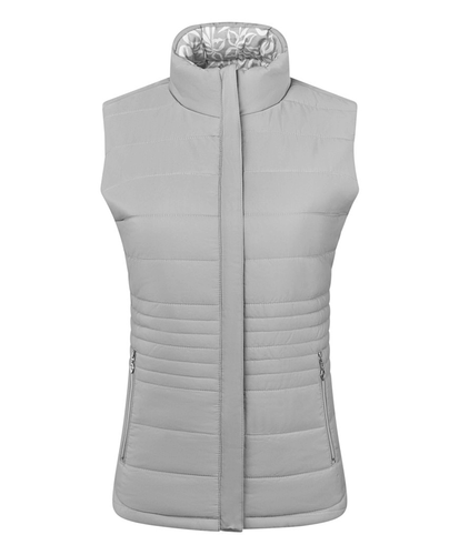 PURE GOLF Eve Reversible Vest 406 Winter Foliage