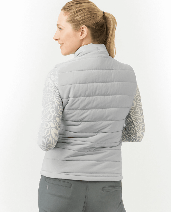 PURE GOLF Annona Gilet à Motifs 406 Champagne Orchidée