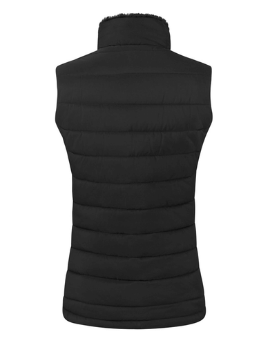 PURE GOLF Hemisphere Faux Fur Vest 411 Black