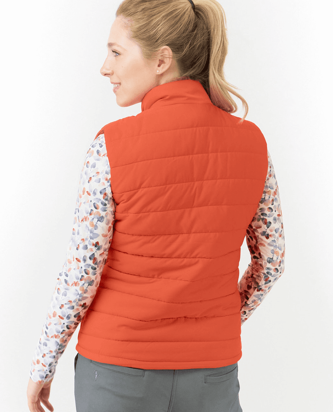 PURE GOLF Annona Gilet à Motifs 406 Champagne Orchidée