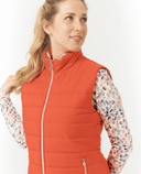 PURE GOLF Kimora Vest 412 Ember Orange