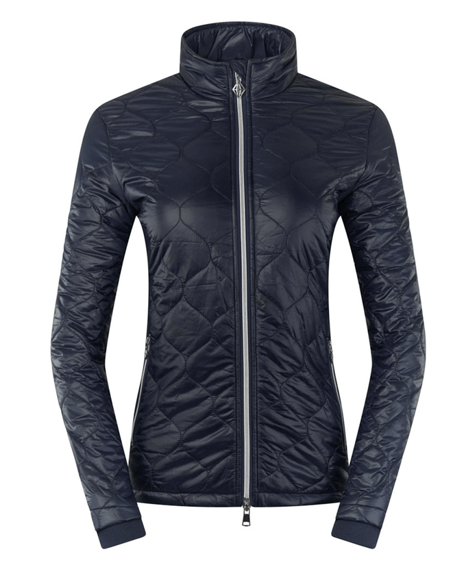 PURE GOLF Bronwyn Quilted Jacket 414 Navy