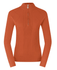 PURE GOLF Sorrell Cable Knit Lined Quarter Zip Jumper 501 Ember Orange