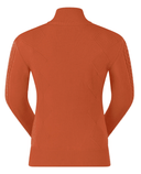 SIZE XL - PURE GOLF Sorrell Cable Knit Lined Quarter Zip Jumper 501 Ember Orange