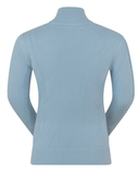 SIZE XXL - PURE GOLF Sorrell Cable Knit Lined Quarter Zip Jumper 501 Powder Blue