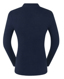 PURE GOLF Olwen Mock neck Winter Top 502 Navy