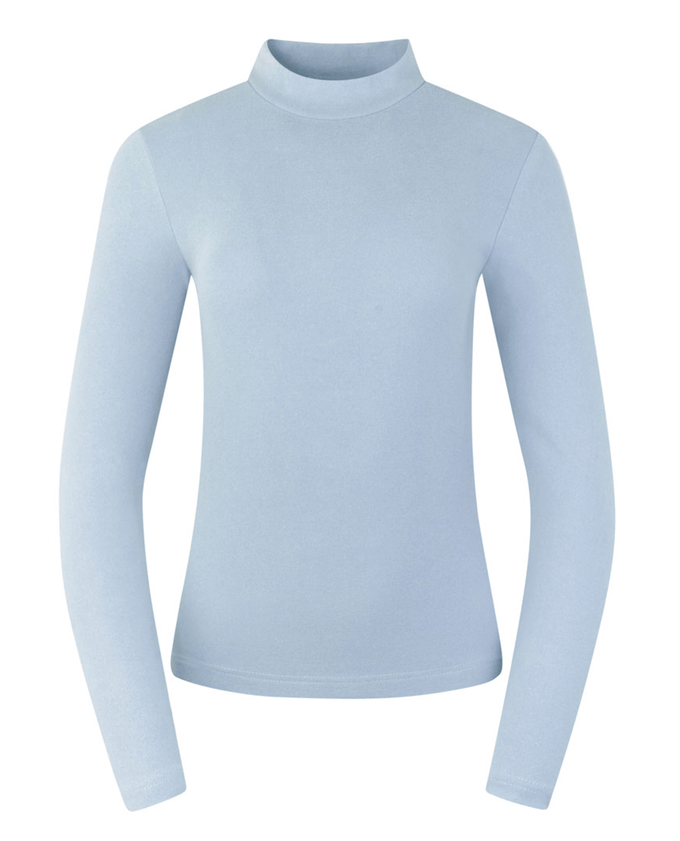 PURE GOLF Olwen Mock neck Winter Top 502 Powder Blue